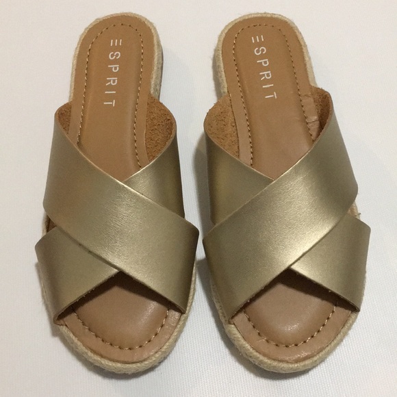 Esprit Shoes - 7 items for $25 Size 8 Gold-Esprit Sandal